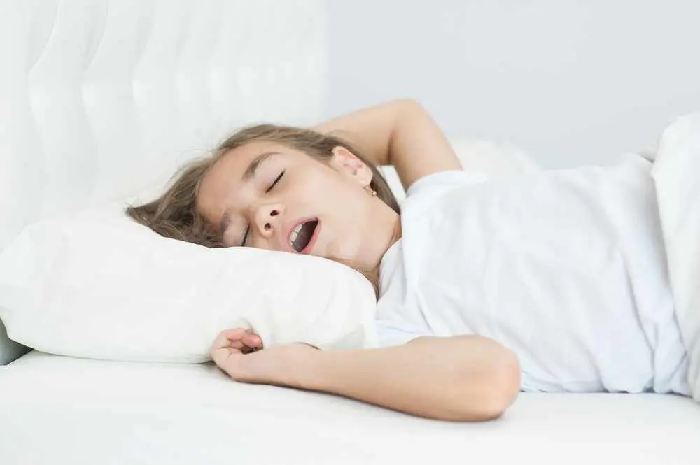 LittleGirlSleepingWithHerMouthOpenSnoring - Kevin O'Brien's Orthodontic Blog Osa