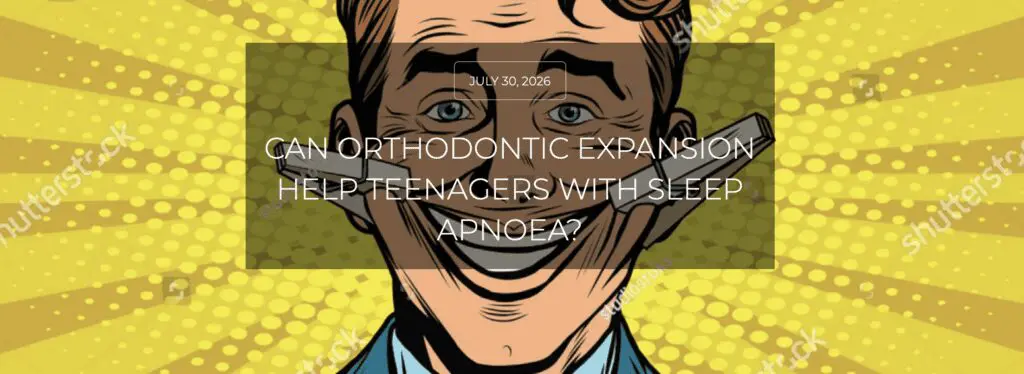 Screenshot 2026-07-30 at 144029 - Kevin O'Brien's Orthodontic Blog Pop-art Illustration of a Smiling Man with Dental Expanders, on a Bright Yellow Background.