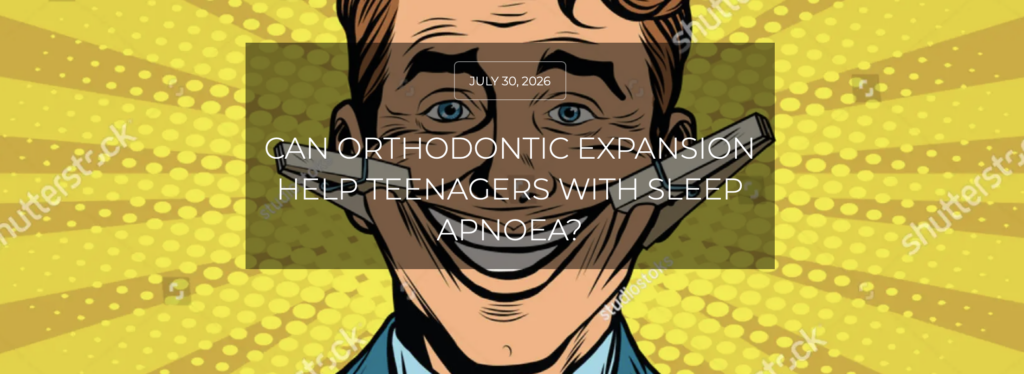 Screenshot 2026-07-30 at 144029 - Kevin O'Brien's Orthodontic Blog Pop-art Illustration of a Smiling Man with Dental Expanders, on a Bright Yellow Background.